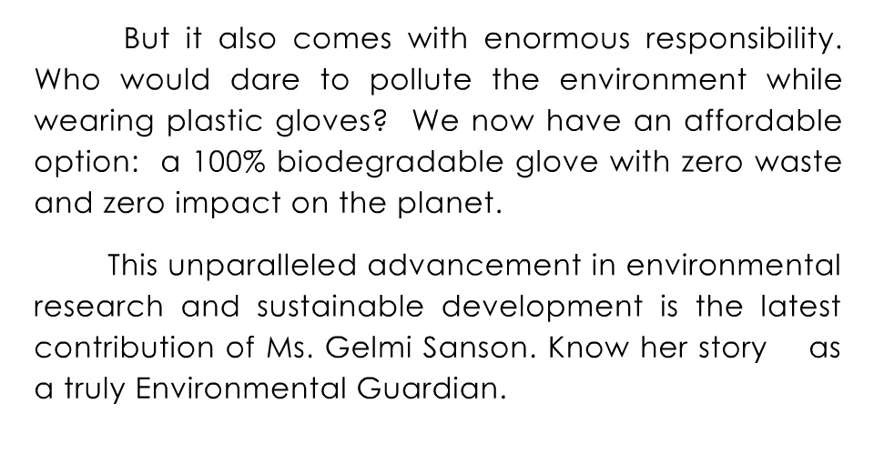 BIOTERRA Gloves Co. by Gelmi Sanson